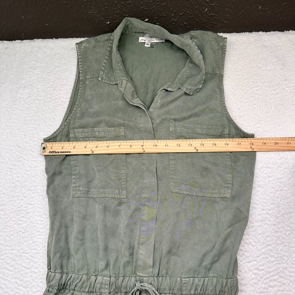 [Yfb] Green Sleeveless Button Front Every Jumpsui… - image 3